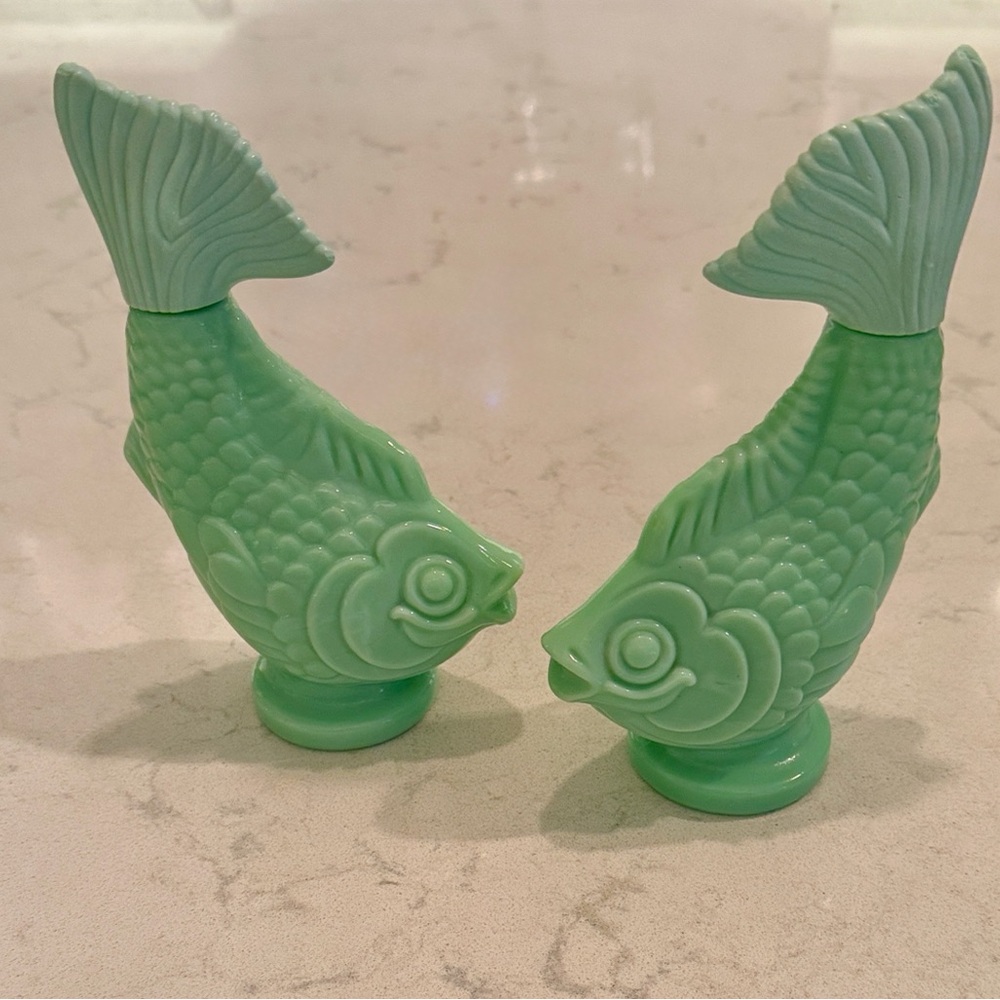 Vintage Avon "Sea Spirit" Koi Fish Bottles
